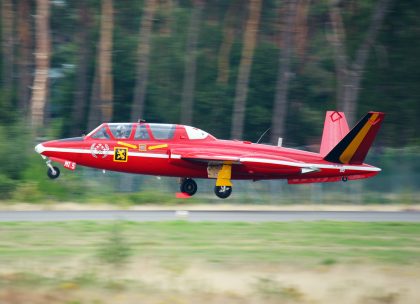 Fouga CM170 Magister N216DM/MT-5 Belgian Air Force/Red Devils, Belgian Air Force Days 2018 Kleine Brogel