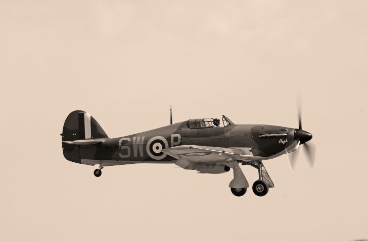 Hawker Hurricane Mk. I P3717/SW-P (G-HITT) 253 Sqn RAF, Flying Legends Duxford