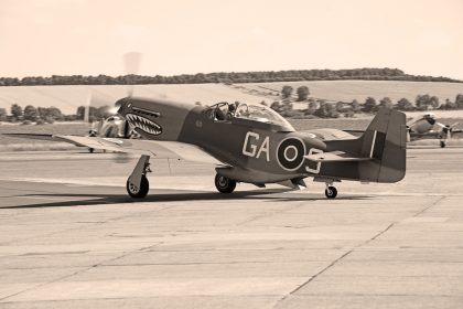 North American P-51D Mustang KH774/GA-S (G-SHWN) 112 Sqn RAF, Flying Legends Duxford