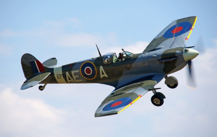 Supermarine Spitfire Vb (G-LFVB) EP120/AE-A 402 Sqn. City of Winnipeg RCAF, The Fighter Collection, Flying Legends Duxford