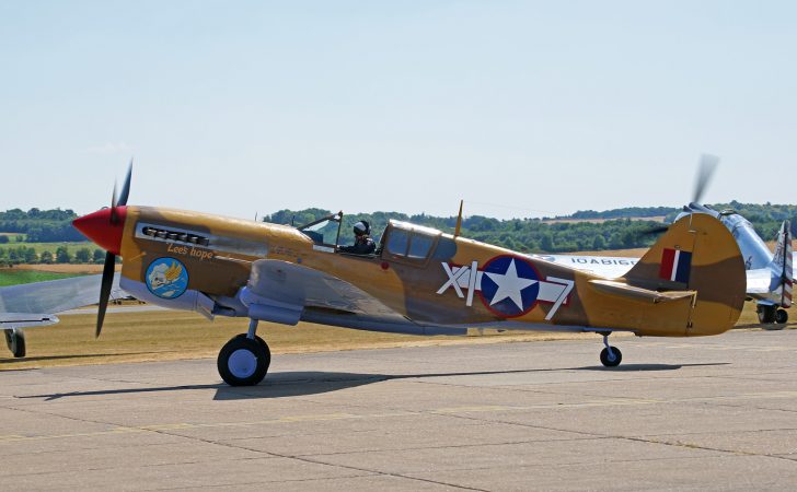 Curtiss-Wright P-40F Warhawk (G-CGZP) 41-19841/X-17 USAAF, The Fighter Collection, Flying Legends Duxford