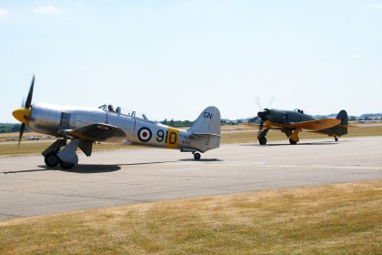 Hawker Sea Fury T.20 (G-CHFP) WG655/GN-910 Royal Navy, The Fighter Collection, Flying Legends Duxford