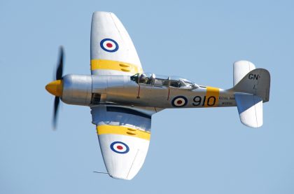 Hawker Sea Fury T.20 (G-CHFP) WG655/GN-910 Royal Navy, The Fighter Collection, Flying Legends Duxford