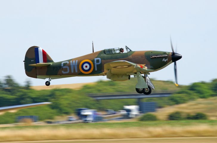 Hawker Hurricane Mk. I (G-HITT) P3717/SW-P 253 Sqn. RAF, Bygone Aviation Ltd., Flying Legends Duxford