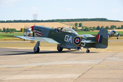 North American P-51D Mustang (G-SHWN) KH774/GA-5 112 Sqn. RAF, Norwegian Spitfire Foundation, Flying Legends Duxford