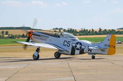 North American P-51D Mustang 'Trusty Rusty' (PH-JAT) 44-13578/C5-W 364th FS/357th FG USAAF, Stichting Vroege Vogels/Early Birds Foundation, Flying Legends Duxford