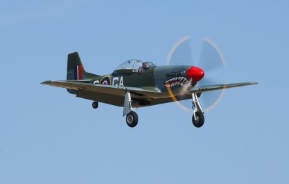 North American P-51D Mustang (G-SHWN) KH774/GA-5 112 Sqn. RAF, Norwegian Spitfire Foundation, Flying Legends Duxford