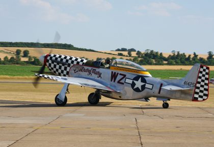 North American TF-51D Mustang 'Contrary Mary' (G-TFSI) 44-14251/WZ-I 84th FS, 78th FG USAAF Station 357 (Duxford, UK), Anglia Aircraft Restorations Ltd., Flying Legends Duxford