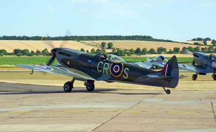 Supermarine Spitfire Mk XVI (Low Back) (G-OXVI) TD248/CR-S 74 Squadron 2nd Tactical Air Force, Spitfire Ltd. Flying Legends Duxford