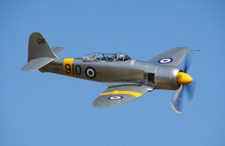 Hawker Sea Fury T.20 (G-CHFP) WG655/GN-910 Royal Navy, The Fighter Collection, Flying Legends Duxford