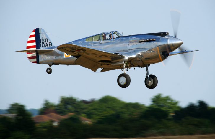 Curtiss-Wright P.40C Warhawk (G-CIIO) 160/10AB Army Air Corps Technical School, The Fighter Collection, Flying Legends Duxford