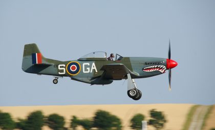 North American P-51D Mustang (G-SHWN) KH774/GA-5 112 Sqn. RAF, Norwegian Spitfire Foundation, Flying Legends Duxford