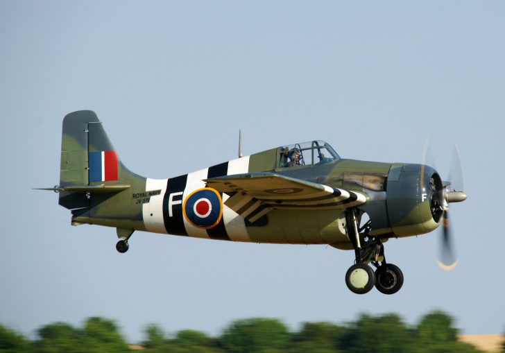 Grumman FM-2 Wildcat (G-RUMW) JV579/F Royal Navy, The Fighter Collection, Flying Legends Duxford