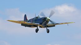 Supermarine Spitfire Mk IXb (G-ASJV) MH434/ZD-B 222 Sqn. RAF, The Old Flying Machine Company, Flying Legends Duxford