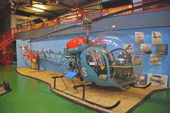 Agusta-Bell AB-47G-4A G-AXKS Bristow Helicopters, Museum of Army Flying, Middle Wallop, UK