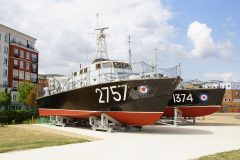 63ft Pinnace Mk.1 1374 and RTTL 2757 boats, Royal Air Force Museum London