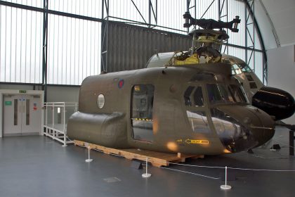 Boeing CH-47D Chinook (front section) 83-24104 US Army (RAF), RAF Museum London