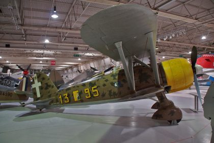 Fiat CR.42 Falco MM5701 13-95 95. Squadriglia/18. Gruppo (group)/56. Stormo, Corpo Aereo Italiano (Italian Air Force), RAF Museum London