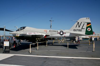 Grumman A-6E Intruder 151782/NL-512 US Marines, USS Midway Museum San Diego, California