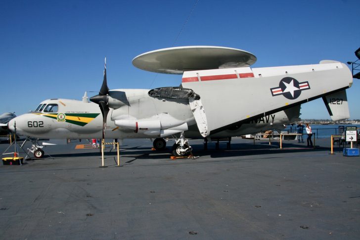 Grumman E-2C Hawkeye 161227/602 VAW-115 US Navy, USS Midway Museum, San Diego, California