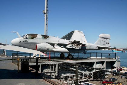 Grumman EA-6B Prowler 162935/NF-605 VAQ-136 US Navy, USS Midway Museum San Diego, California