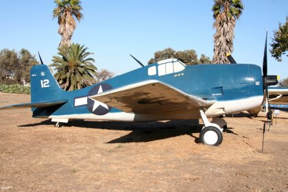 Grumman F6F-5 Hellcat (mock-up) 71812/12 US Navy, The Proud Bird Restaurant & Events Center Los Angeles, California USA