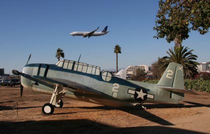 Grumman TBF Avenger (replica) 2 US Navy, The Proud Bird Restaurant & Events Center Los Angeles, California USA