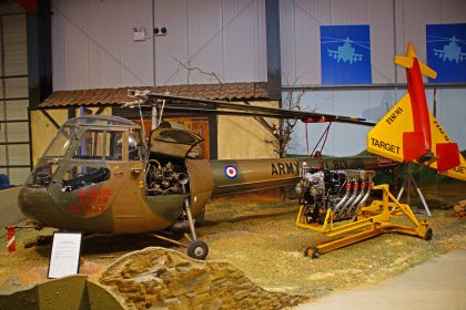 Saro Skeeter AOP.12 XL813 Army Air Corps, Museum of Army Flying, Middle Wallop, UK