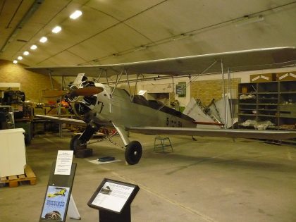 Bucker Sk12 (Jungmann) SE-BWZ/5-59 Swedish Air Force, Aeroseum, Göteborg Sweden