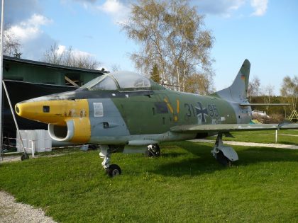 Fiat G91R3 Gina 31+95 German Air Force, International Luftfahrt Museum Manfred Pflumm, Villingen-Schwenningen Germany