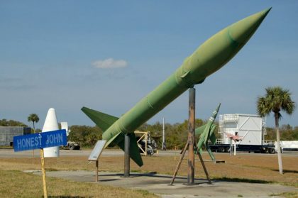 Honest John Missile, Air Force Space and Missile Museum Cape Canaveral Air Force Station, Florida