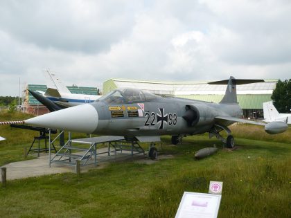 Lockheed F-104G Starfighter 22+98 Marineflieger (German Navy), Aeronauticum – Deutsche Luftschiff und Marineflieger Museum, Nordholz Germany