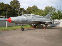 Mikoyan Gurevich MiG-21UM 3166 Czech Air Force, Letecké muzeum Kbely, Praha 9, Czechia