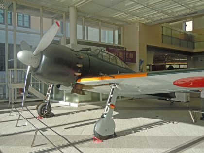 Mitsubishi A6M5 Zero Sen Model 52 81-161 Imperial Japanese Navy, Yūshūkan in Chiyoda, Tokyo