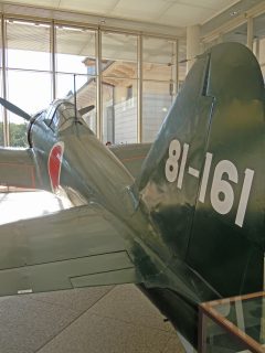 Mitsubishi A6M5 Zero Sen Model 52 81-161 Imperial Japanese Navy, Yūshūkan in Chiyoda, Tokyo