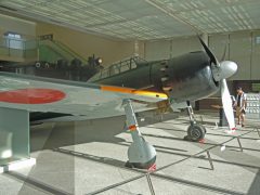 Mitsubishi A6M5 Zero Sen Model 52 81-161 Imperial Japanese Navy, Yūshūkan in Chiyoda, Tokyo