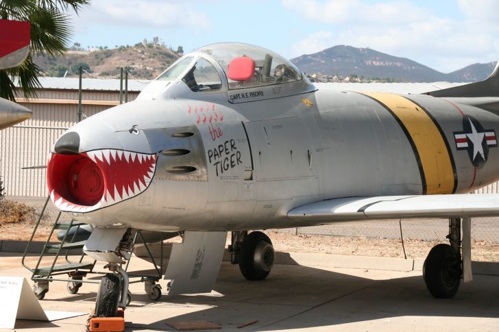 North American F-86F Sabre 51-12958/FU-958 USAF, San Diego Air & Space Museum – Gillespie Field Annex El Cajon, CA