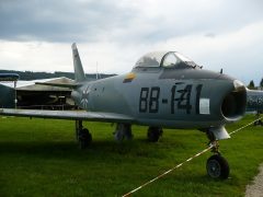 North American F-86K Sabre BB-141 German Air Force, International Luftfahrt Museum Manfred Pflumm, Villingen-Schwenningen Germany