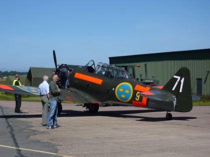 North American Sk16 Harvard SE-FUD/16068/71 Swedish Air Force, Aeroseum, Göteborg Sweden