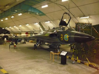 SAAB J35F Draken 35528/00 Swedish Air Force, Aeroseum, Göteborg Sweden