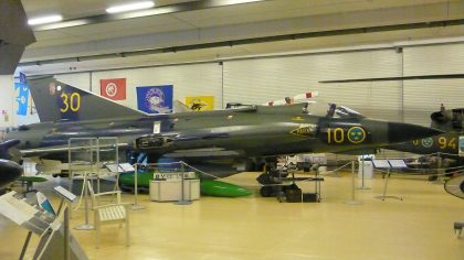 SAAB J35J Draken 35630/30 Swedish Air Force, Ängelholms Airforce museum, Ängelholm Sweden