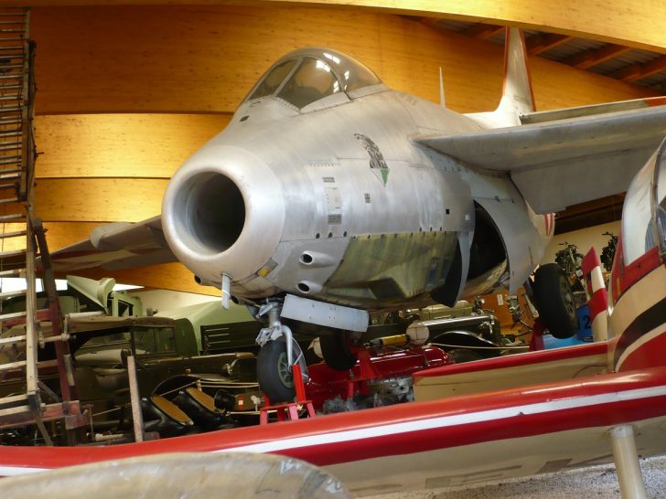 Saab J29F Tunnan 29446/2 Austrian Air Force, Museum Fahrzeug- Technik- Luftfahrt Bad Ischl, Austria