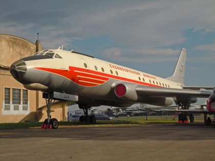 Tupolev Tu-104A OK-LDA CSA - Ceskoslovenske Aerolinie, Letecké muzeum Kbely, Praha 9, Czechia