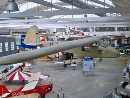 Akaflieg München Mü 10 Milan D-1001, Deutsches Museum Flugwerft Schleissheim Oberschleißheim, Germany