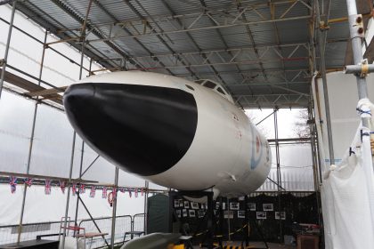 Avro Vulcan B.2 (cockpit) XL388 RAF, South Yorkshire Aircraft Museum at Aeroventure, Doncaster UK