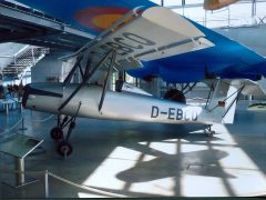 Braunschweig LF-1 Zaunkoning D-EBCQ, Deutsches Museum Flugwerft Schleissheim Oberschleißheim, Germany