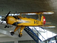 Bucker Bu131B Jungmann A-51 Swiss Air Force, Flieger Flab Museum Dübendorf, Switzerland