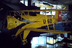 Bucker Bu133C Jungmeister U-60 Swiss Air Force, Verkehrshaus der Schweiz, Swiss Museum of Transport Luzern, Switzerland