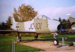 Canadair CL-13B Sabre 6 JC-101 German Air Force, Flugausstellung Hermeskeil, Germany