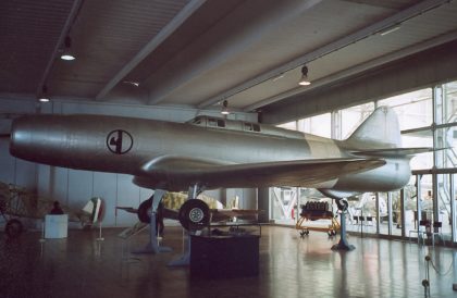 Caproni Campini N-1 MM487 Italian Air Force, Museo Storico Aeronautica Militare Vigna di Valle, Bracciano, RM, Italy